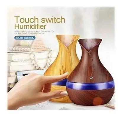 Humidificador Pebetero Diseño Madera - imagen 1