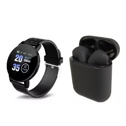 combo reloj 119+audif i12+ hand grip 5 - imagen 2