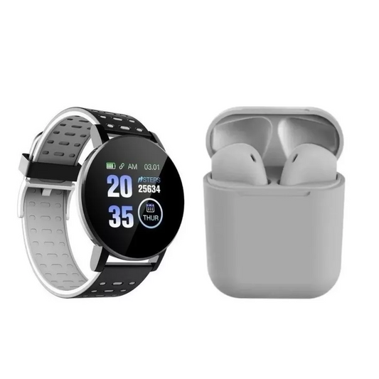 combo reloj 119+audif i12+ hand grip 5 - imagen 1