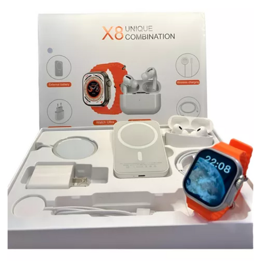 Combo Reloj Watch X8 Ultra - imagen 1