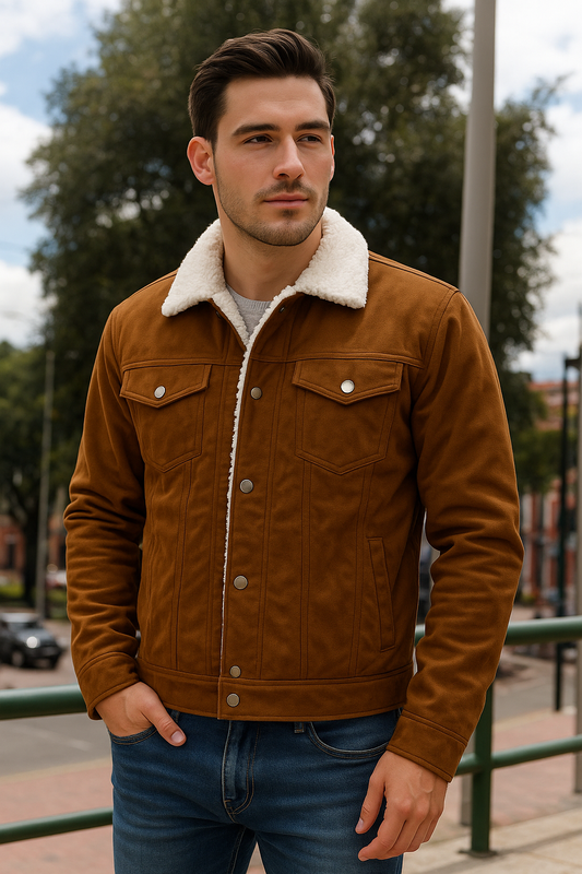 Chaqueta gamuza ovejera T21A  Black Day - imagen 2
