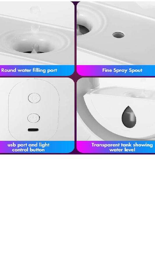 Humidificador Antigravedad Lampara G - imagen 1