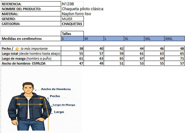 Chaqueta Tomy piloto Deportiva N123B - imagen 1