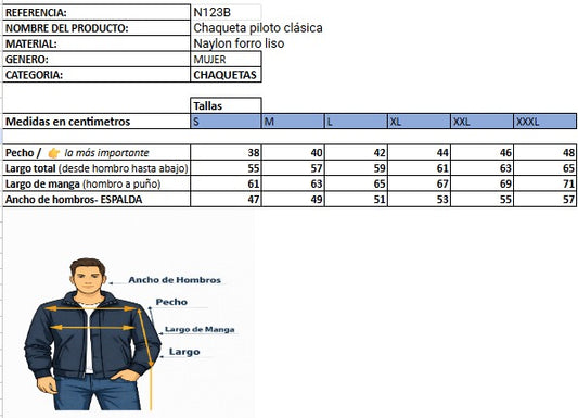 Chaqueta Tomy piloto Deportiva N123B - imagen 1
